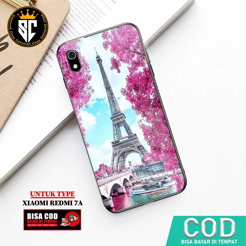 Case Xiaomi Redmi 7A Casing Xiaomi Redmi 7A  Selamet Case [Paris] Case Glossy Case Aesthetic Custom 