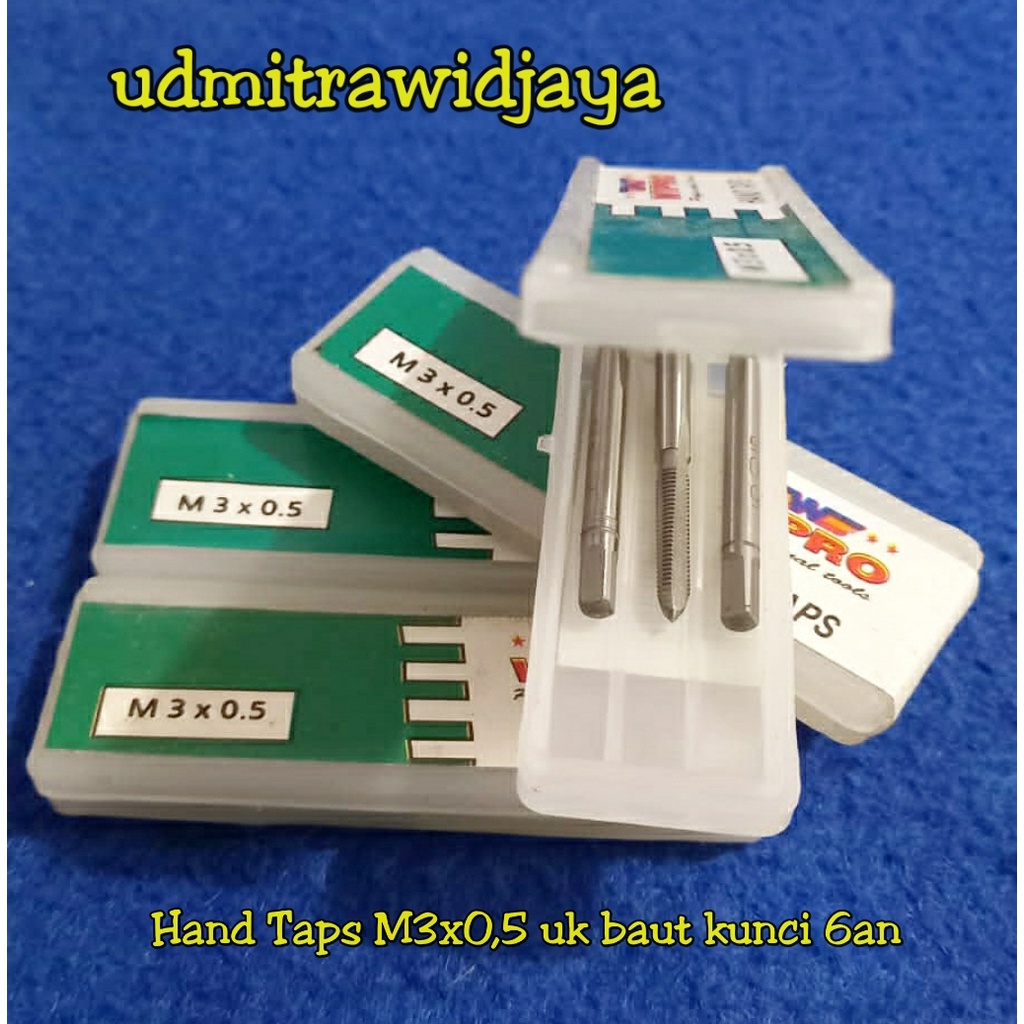 Hand Taps Handtab Handtap Handtaps Taps Handtap Wipro  alat pembuat ulir lubang baut ( Drat Halus ) m3 m4 m5 m6 m7 m8 m10 m12 m14 m16 m18 m20 m22 m24 m26 ALAT PEMBUAT DRAT HANDTAPS HAND TAPS TAPER PLUG BOTTOMING DRAT HALUS