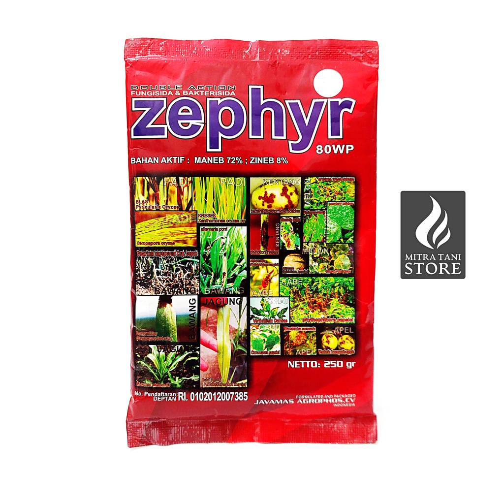 Zephyr 80 WP Fungisida Bakterisida 250gr
