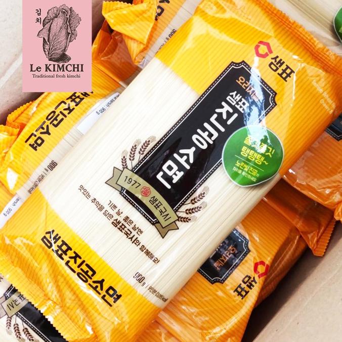

Sempio Wheat Noodle Chewy & Thin 900 g - Bibim Guksu Korean Noodle