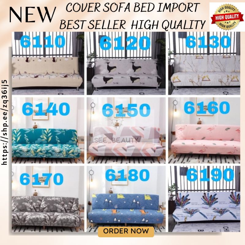 SEETM44 COVER SOFA BED MOTIF COVER SOFA SARUNG SOFA BED ELASTIS COVER SOFA INOAC IFORMA SOFA TAMU FASIA - Cover SOFA BED Sarung SOFA BED stretch elastis NAVY RECTANGLE cover (sarung sofa bed)hanya sarung nya ✅BISA COD✅ COVER SOFA BED ELASTIS / SARUNG sofa