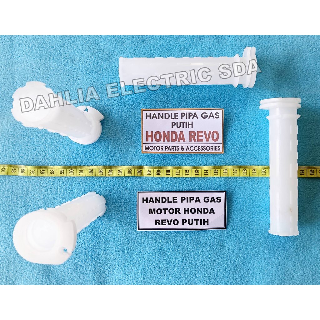 HANDLE PIPA GAS MOTOR HONDA REVO PUTIH
