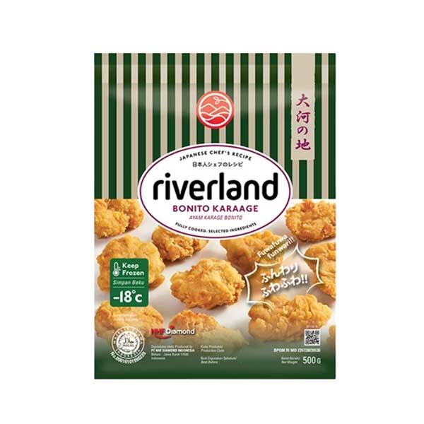 RIVERLAND CHICKEN BONITO KARAGE 500 GR