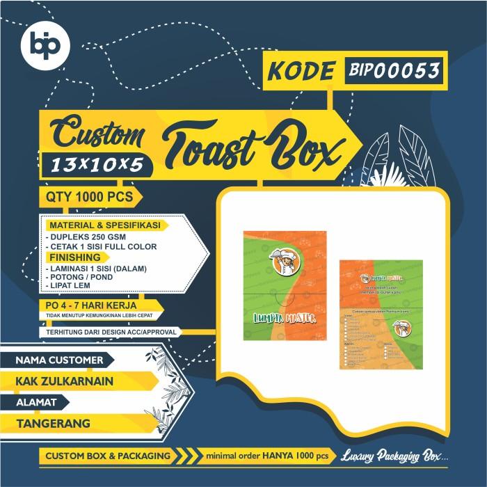 BIP00053 I Custom Toast Box I 13 x 10 x 5