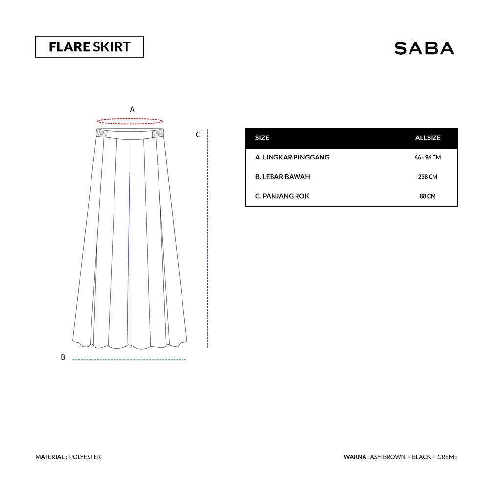 Saba Flare Skirt &amp; Ladies Waistcoat