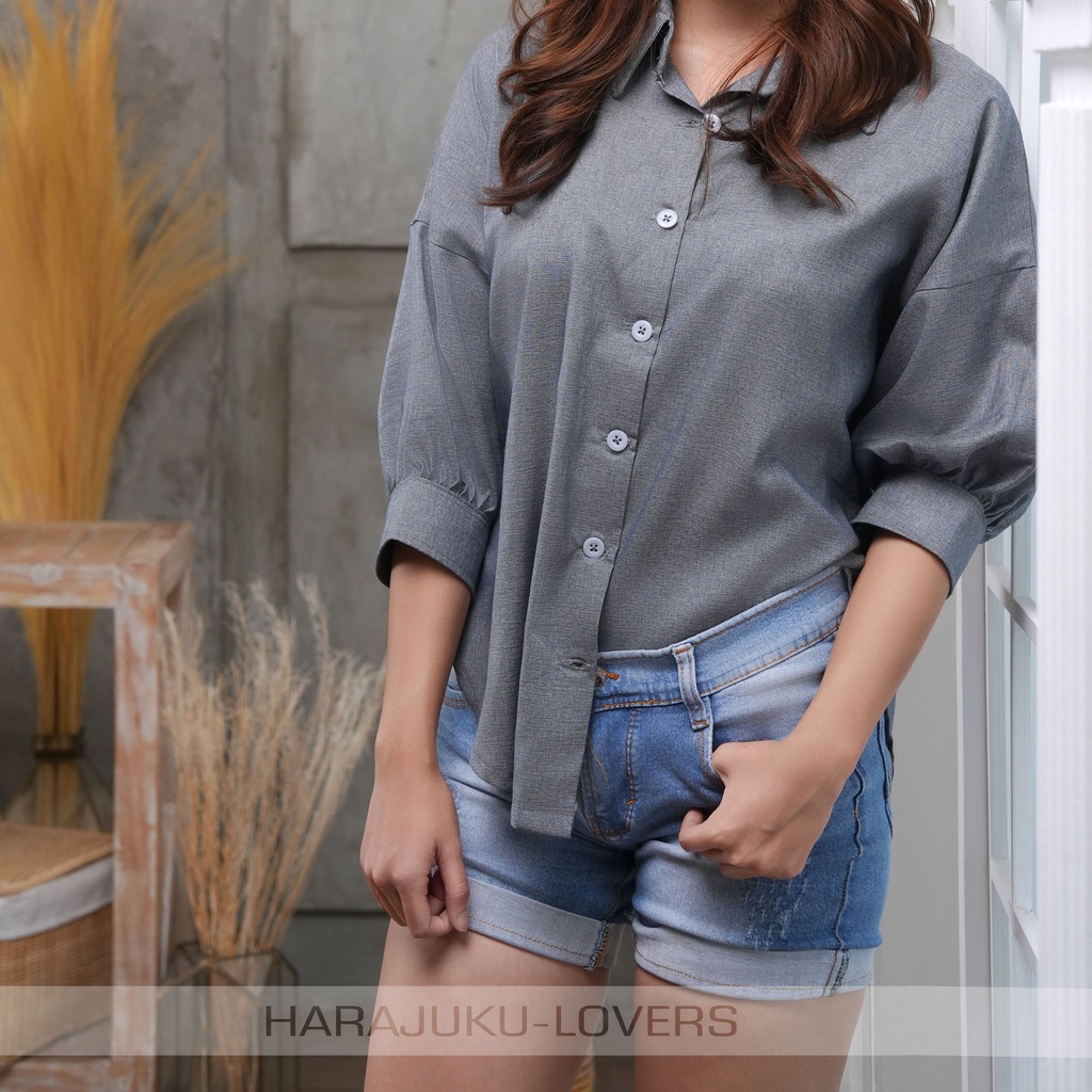 Amanda Korea simple blouse [m020]