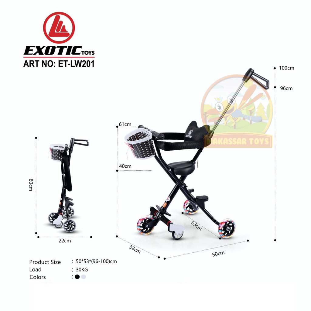 STROLLER DUDUK ANAK EXOTIC ET-LW 201