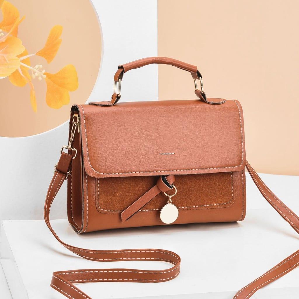 TASBLUE [BIG SALE] Tas suspender Korea baru tas crossbody bahu sederhana dan elegan / tas persegi kecil sederhana T115 Tas wanita / tas selempang