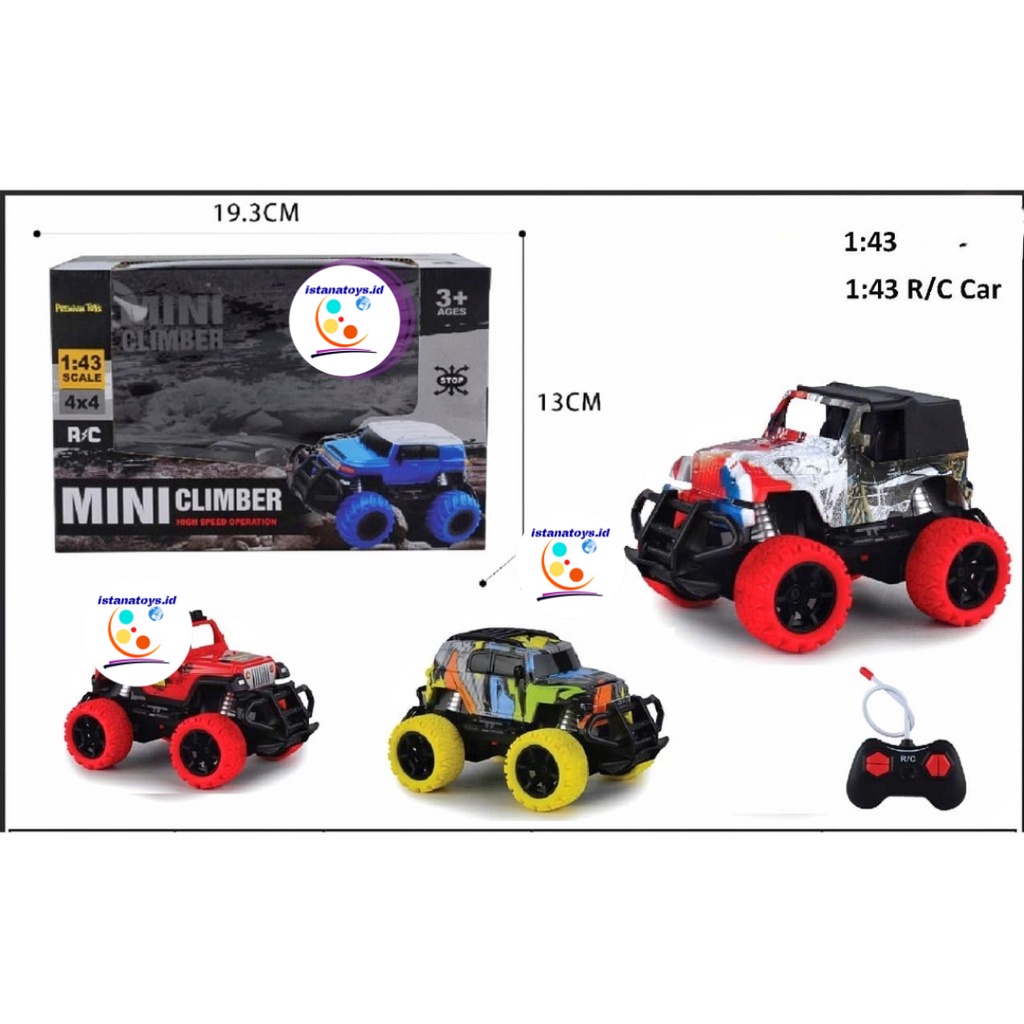 ID RC Mobil Mini Climber 4 x 4 skala 1:43 No.Pr-17492