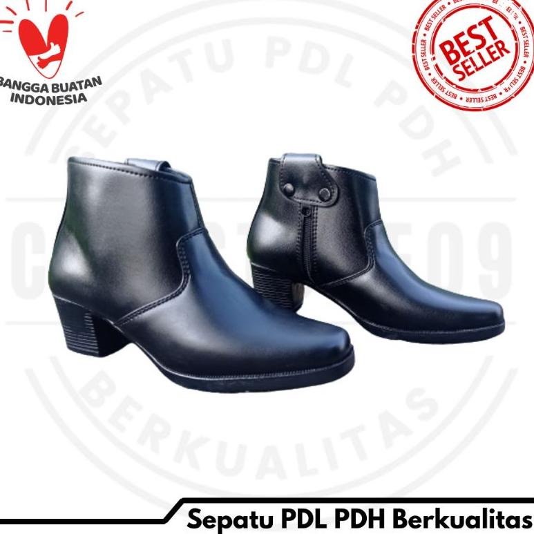 READY Sepatu PDH Wanita Polwan/Tni/Secwan