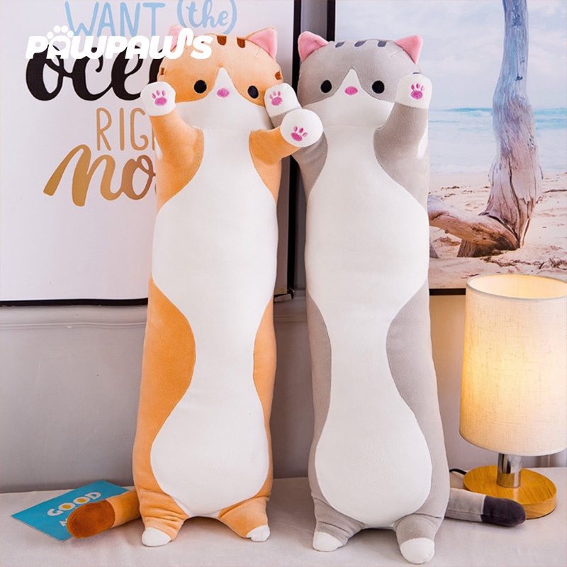 Sooka Boneka Bantal Guling Kucing Boneka Tinggi 50 Cm Anti Bakteri Bahan Lembut PP-GDG6022