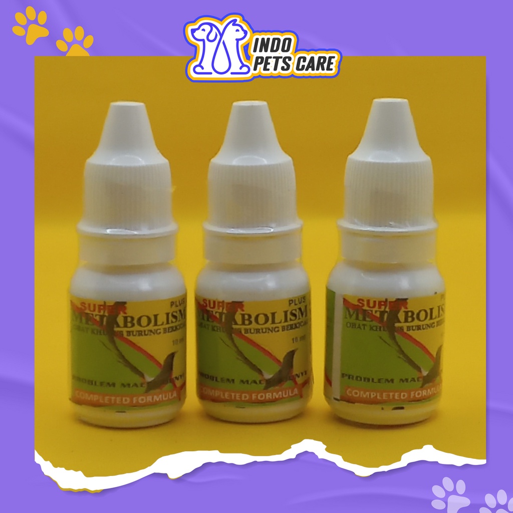 SUPLEMEN BURUNG BERKICAU - SUPER METABOLIS TETES 10ML - PERBAIKI METABOLISME MENGATASI MACET BUNYI S