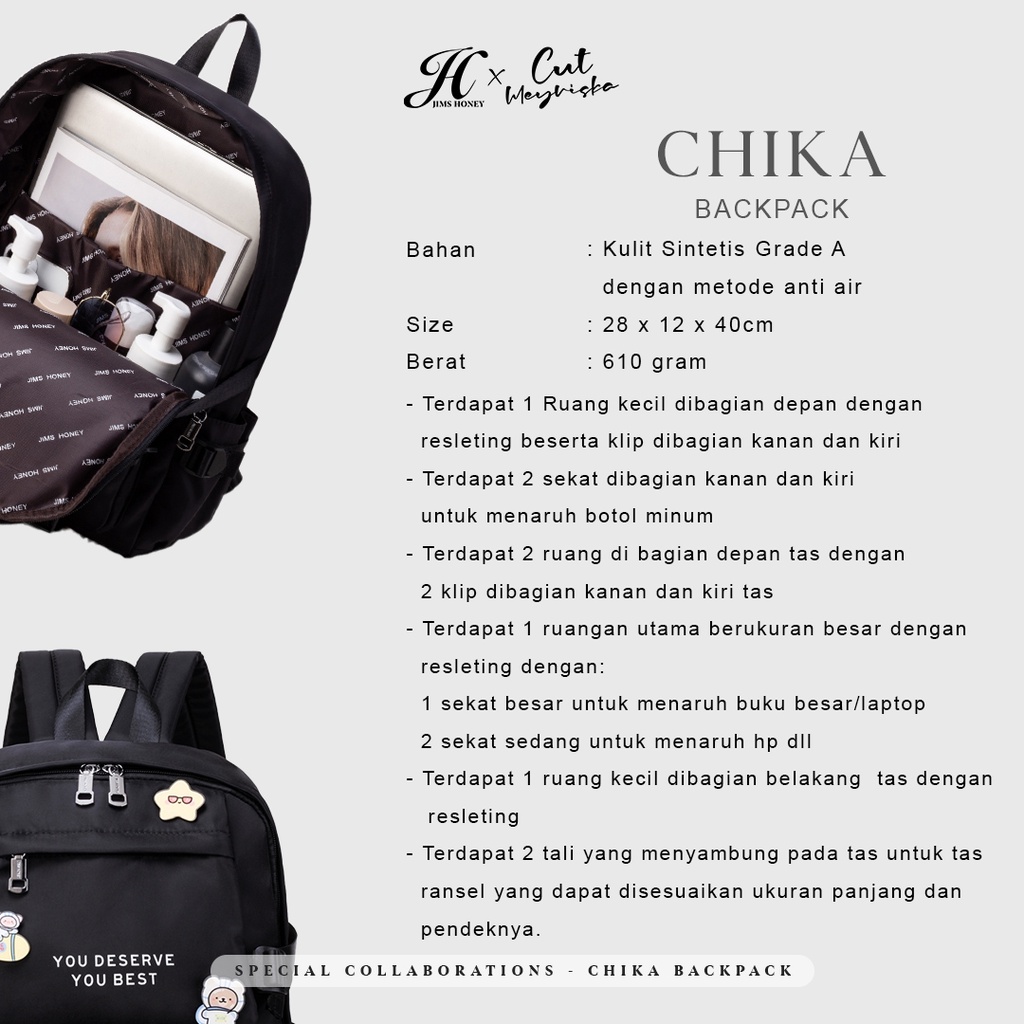 CHIKA BACKPACK JIMSHONEY TAS RANSEL