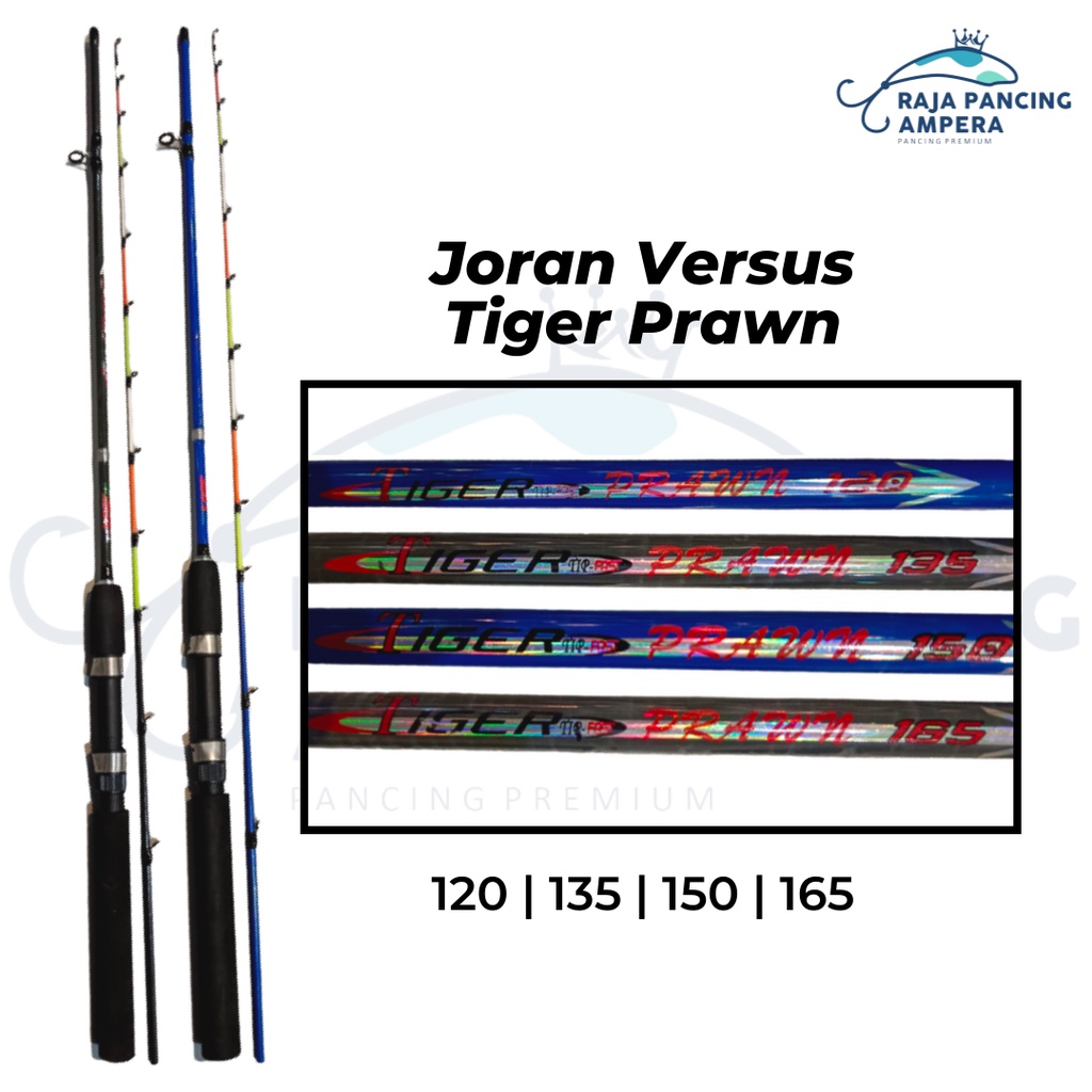 Joran Versus Tiger Prawn | Stik Pancing Udang Spinning