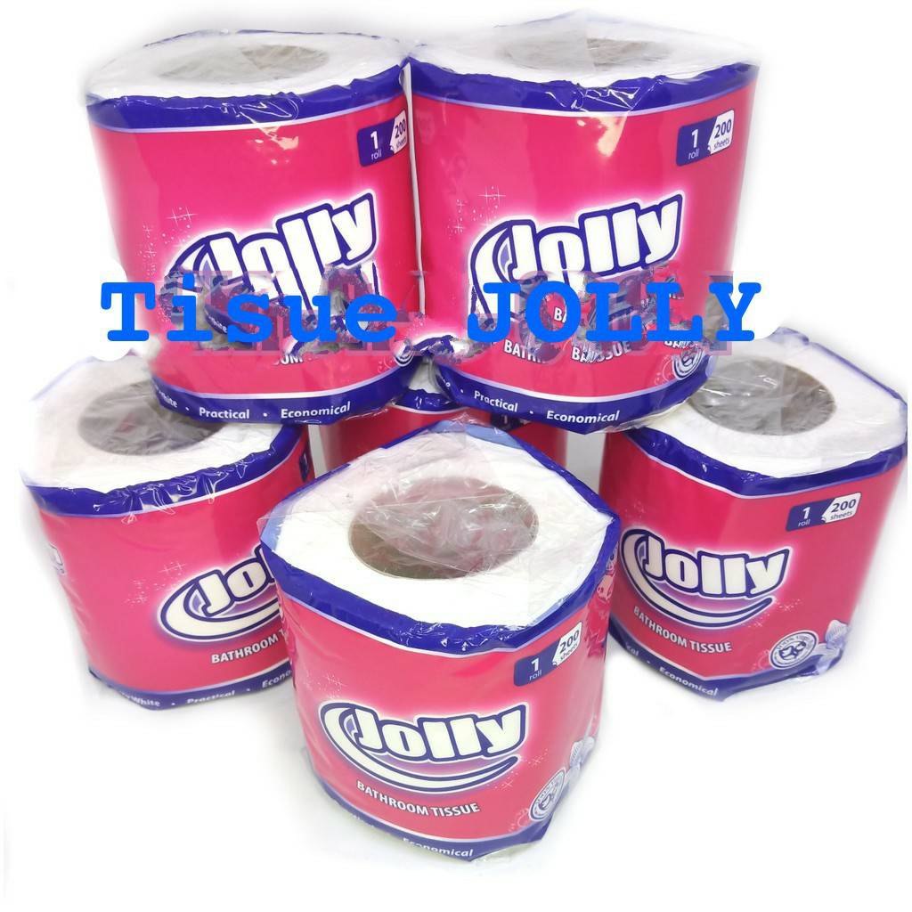 Tissue Jolly Roll / Tisu Jolly Gulung / Tissu Isi 200 Sheet