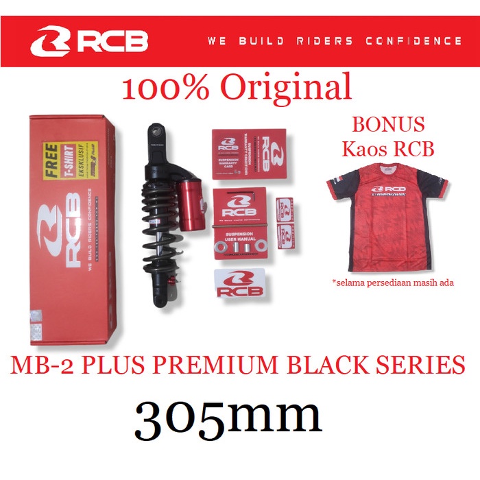 SHOCK TABUNG RCB MB 2 PLUS MATIC MIO SOUL M3 BEAT VARIO ASLI TITANIUM ORIGINAL