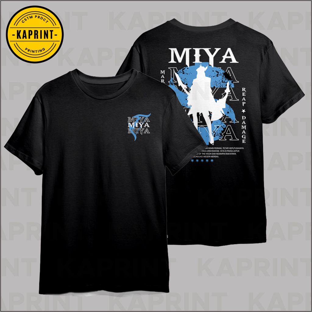 BAJU KAOS T-SHIRT HERO MOBILE LEGEND MIYA