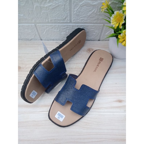 sandal wanita/sandal flat slop/sandal terbaru wanita