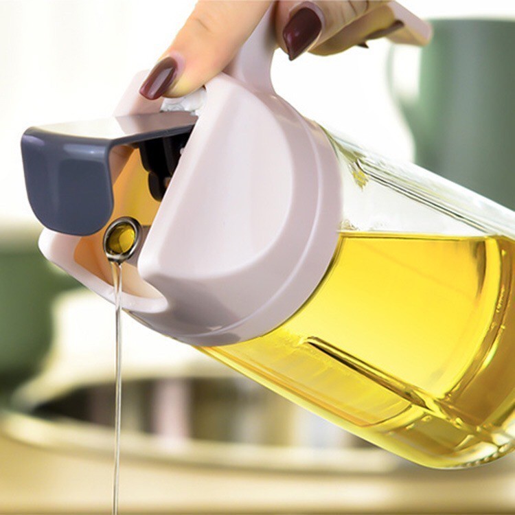 Botol Minyak Kaca 630ML / Tempat Minyak Kecap / Botol Kecap Kaca Tebal