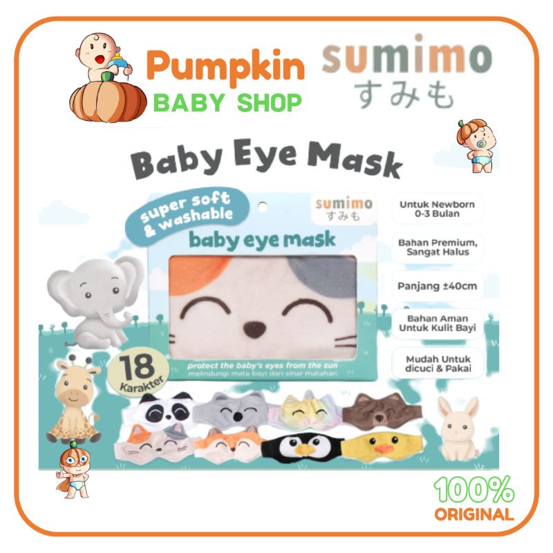 Sumimo Baby Eye Mask / Sumimo Penutup mata bayi