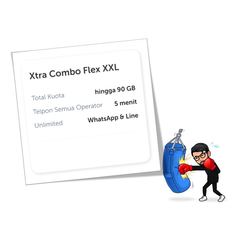 XTRA COMBO FLEX XXL - KUOTA XL - PAKET DATA XL