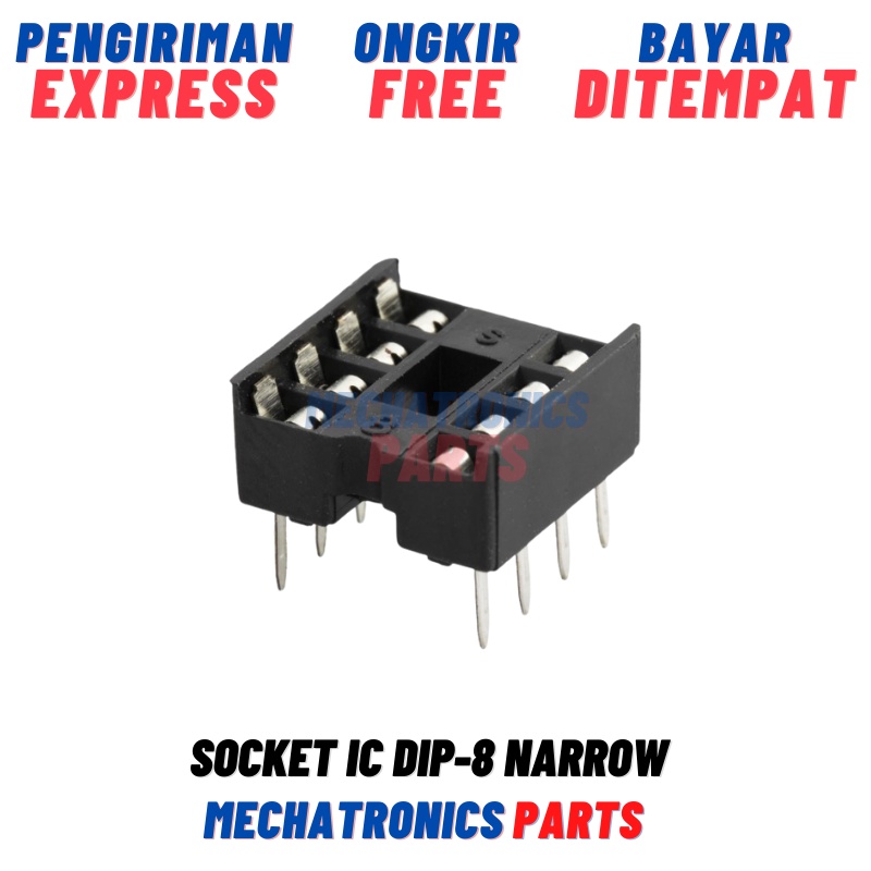 SOCKET SOKET IC DIP 8 DIP8 8P 8 NARROW