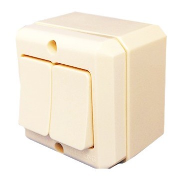 BG 702 Saklar Lampu Seri Segi BRIGHT G | Outbow Segi Seri BG-702