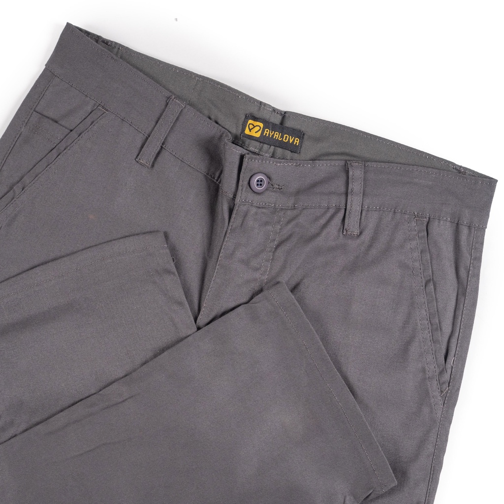 Celana Chino Panjang Standar Reguler Cotton Twill Stretch Melar Original