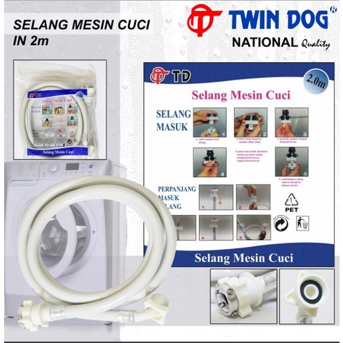 Rizkyonline88 Selang inlet serbaguna selang mesin cuci 1.5M, 2M, 3M, 5M