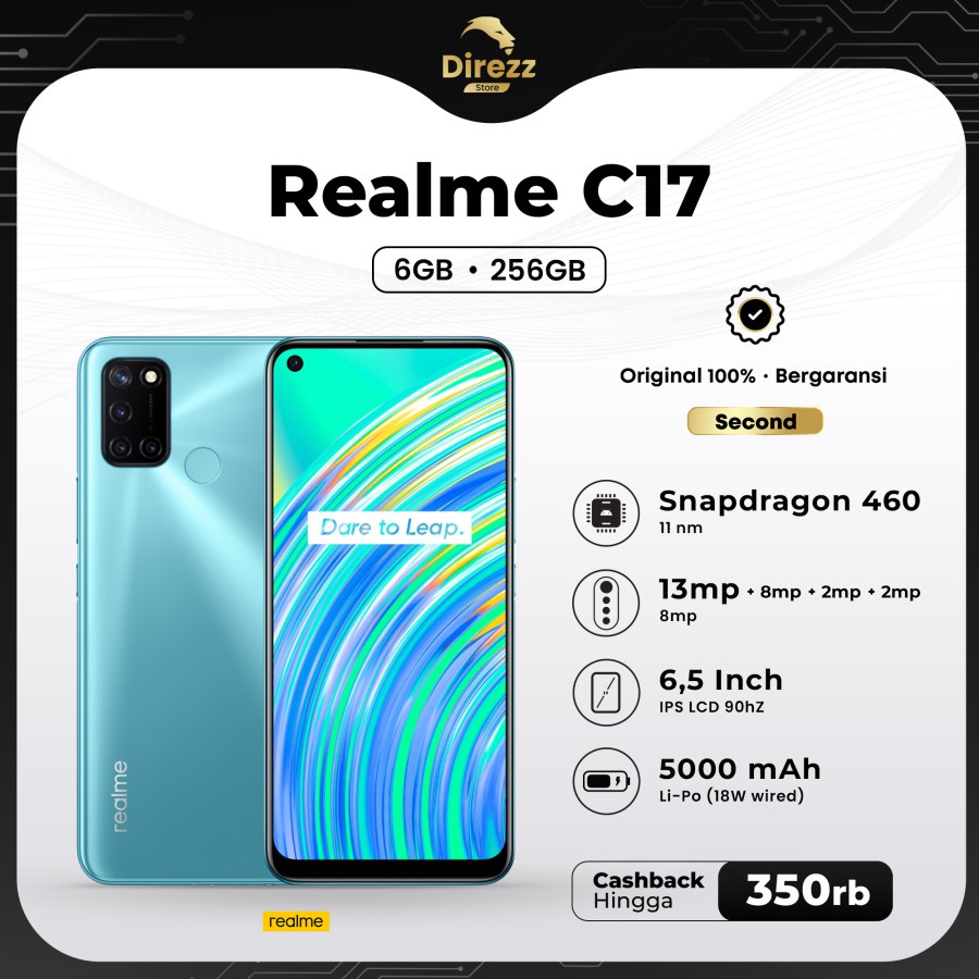 Realme C17 6/256 Second