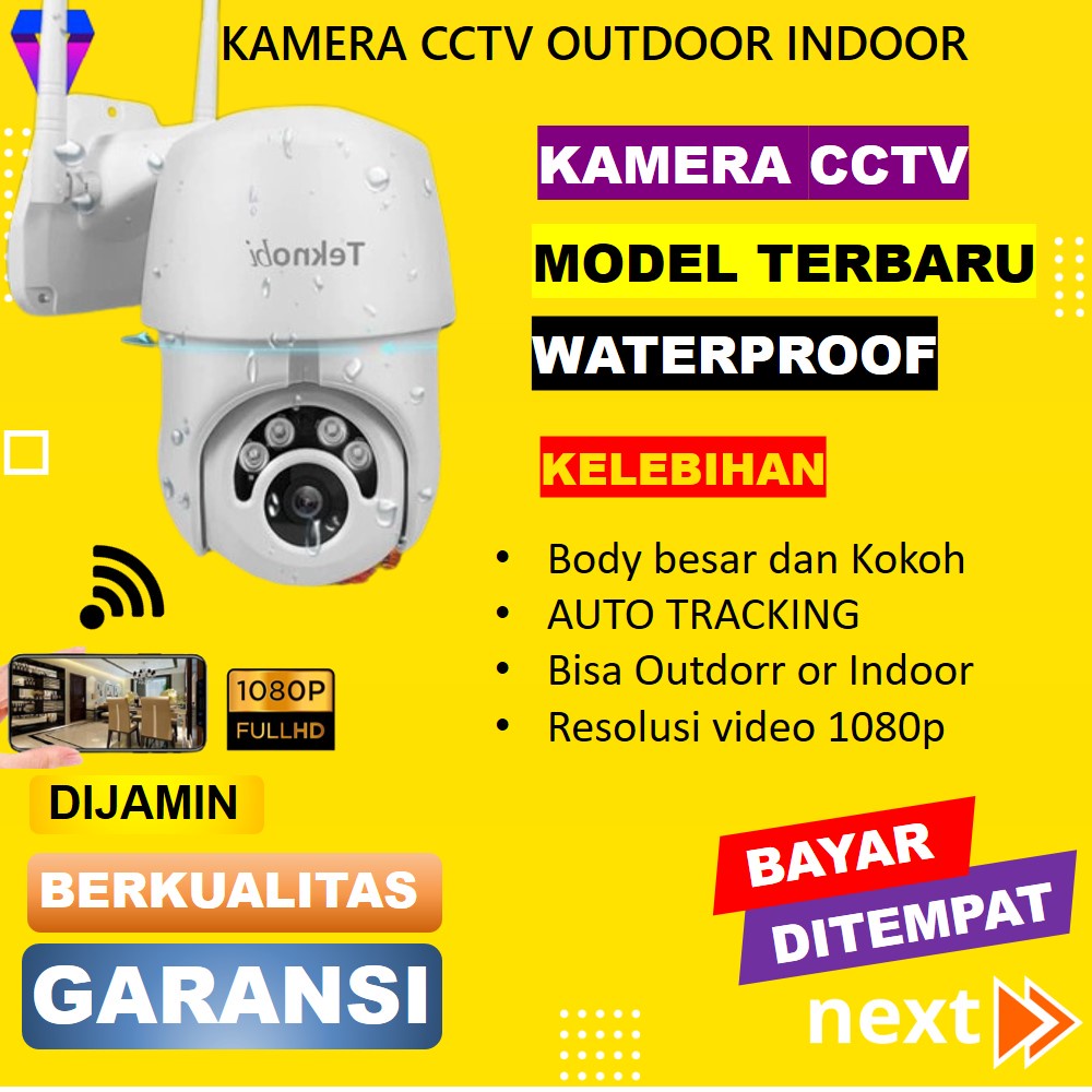 CCTV WIFI OUTDOOR WATERRPROOF IP CAMERA PTZ AUTO TRACKING KAMERA PENGINTAI JARAK JAUH JS173