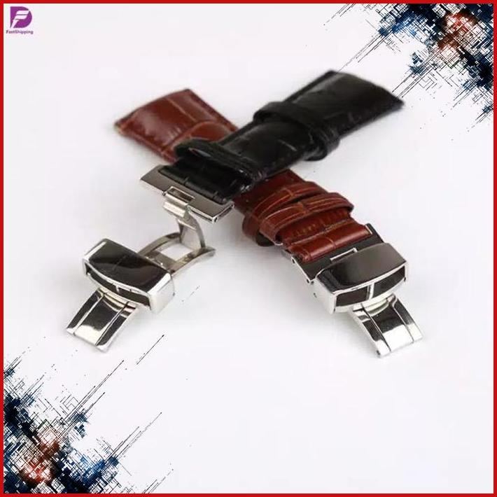 (TJT) LEATHER STRAP TALI JAM TISSOT V8 CRONOGRAPH