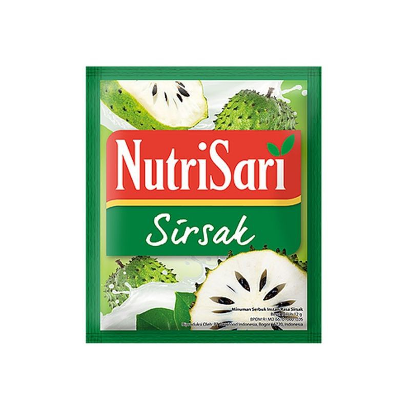 

Nutrisari Sirsak/5 Sachet