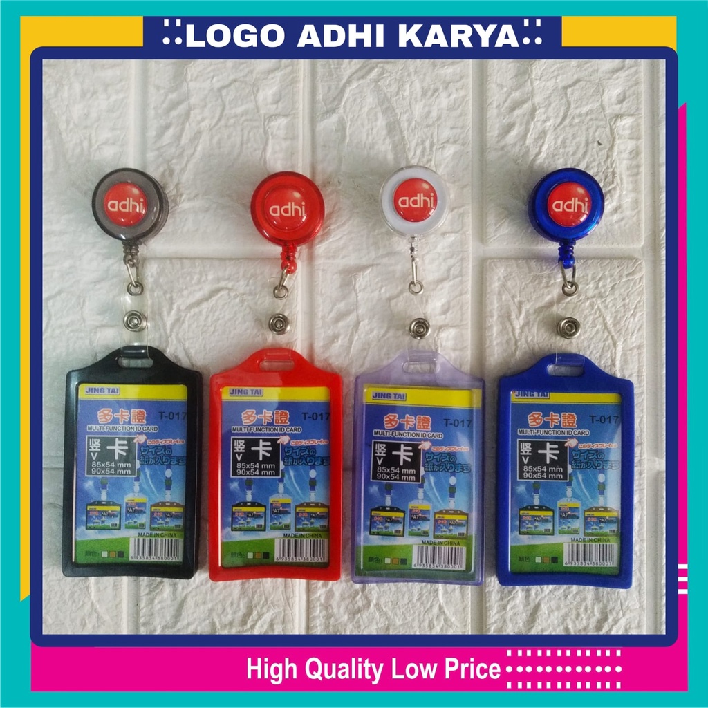 

GANTUNGAN YOYO ID CARD PT ADHI KARYA + TEMPAT ID CARD