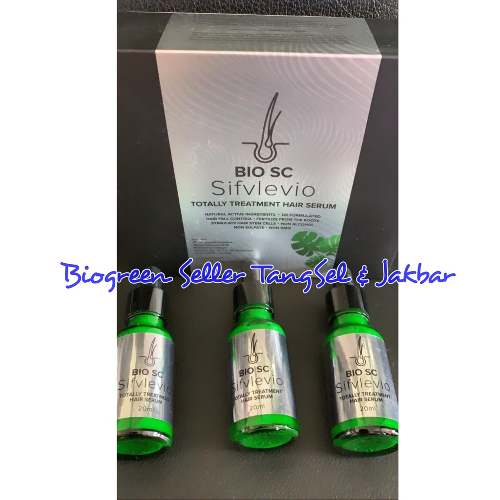 SERUM RAMBUT BIO SC Sifvlevio Biogreen HAIR SERUM - BARCODE / QR code