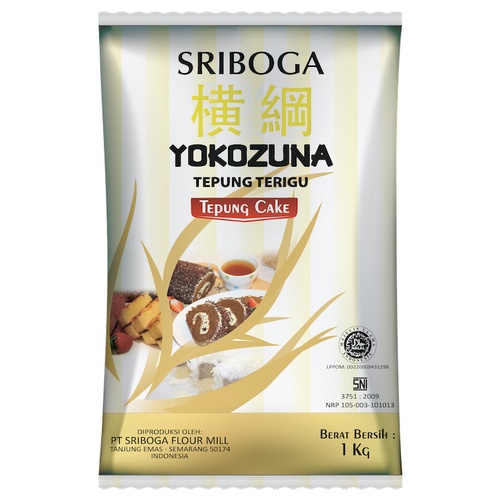 

Tepung Protein Rendah Sriboga Yokozuna 1kg