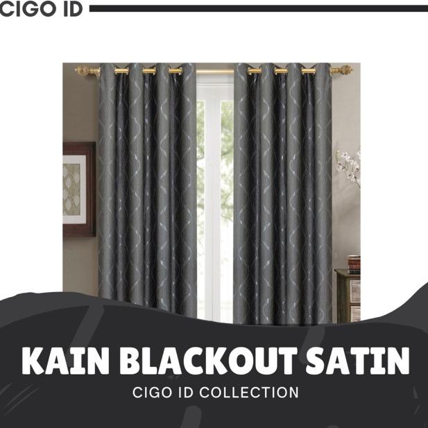 VIRAL BAHAN KAIN METERAN GORDEN BLACKOUT SATIN EMBOSSED / GORDEN EMBOSSED CUSTOM