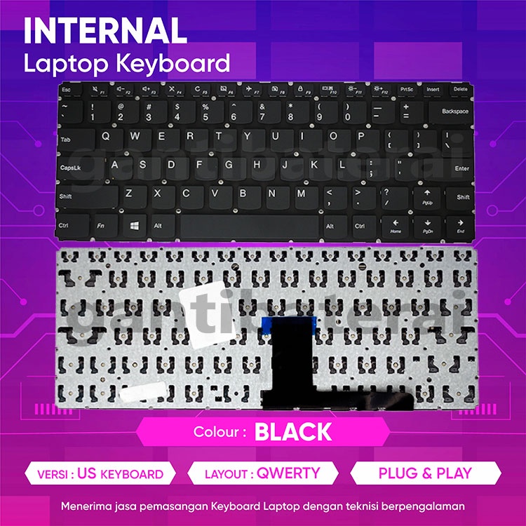 Keyboard Lenovo 100-14IBD Central Soket