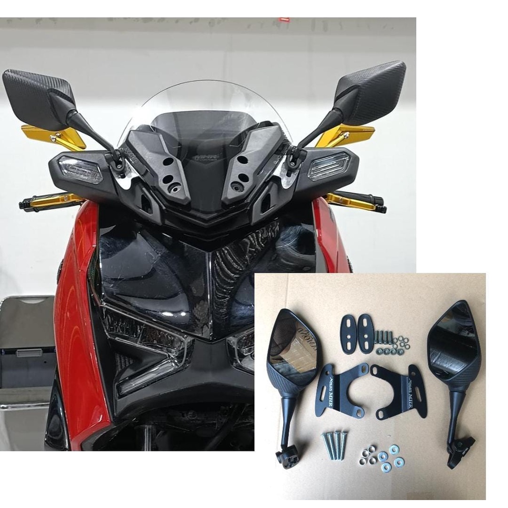 breket spion xmax connected SET Spion bracket servo xmax new breket serpo xmax 2023 dudukan spion xm