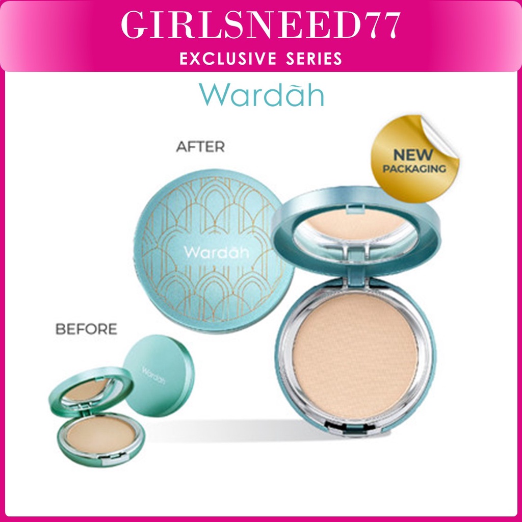 Wardah Exclusive Two Way Cake - Bedak Dengan Tingkat Coverage Tinggi Yang Halus dan Tahan Lama Girlsneed77 Official Store BPOM Kosmetik Medan Cosmetics Beauty Skin Care