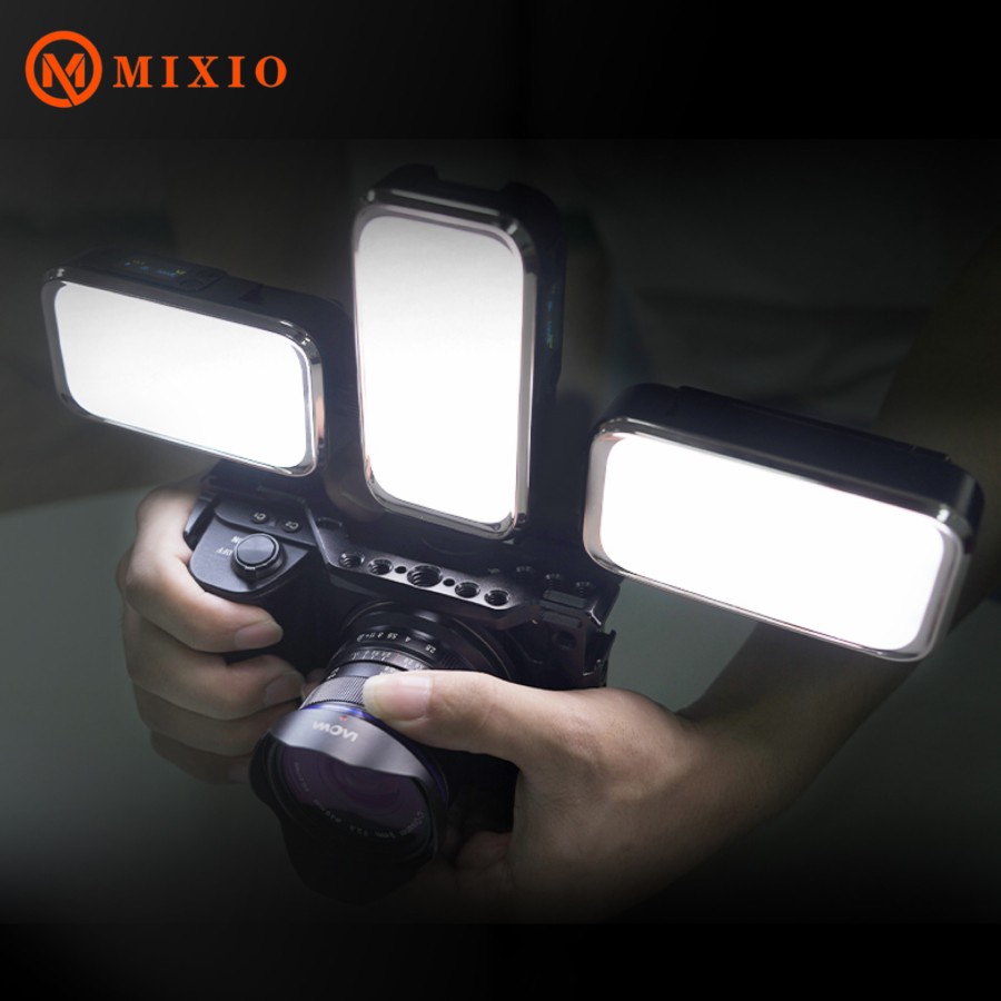 MIXIO RGB 20 Light Effect Lampu Pocket LED Vlog Video Dimmable - D31 - RGB 9K