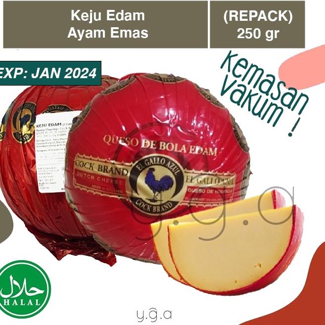 

➴ Keju Edam Ayam Emas 250gr ☀