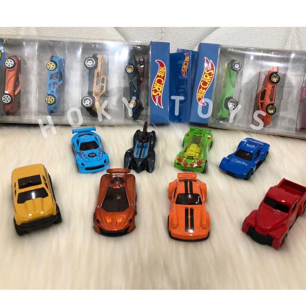 Mainan HOT CARS Diecast Alloy Car isi 4 NO 324-159