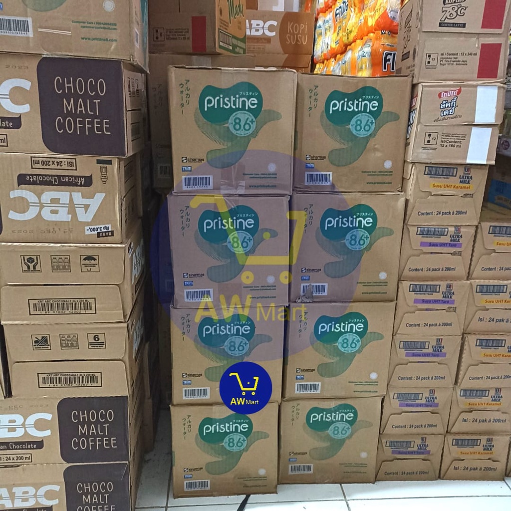[PER DUS PRISTINE] PRISTINE 400ML ISI 24 BOTOL DAN PRISTINE 1500 ISI 12 BOTOL