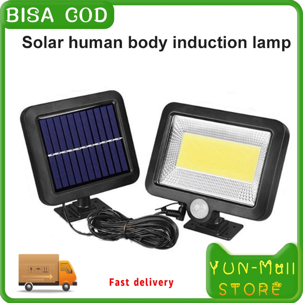 (Dalam Stok, Dikirim Dari Jakarta)YUN Mall  ANBOLT LAMPU TENAGA SURYA LED /LAMPU TEMBAK TENAGA MATAHARI - LAMPU SOROT SOLAR CELL COB