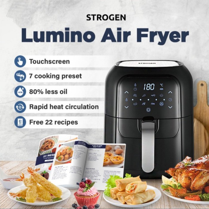 [Fryer] Strogen Air Fryer Lumino 4.2L / Airfryer Menggoreng Tanpa Minyak [Dapur]