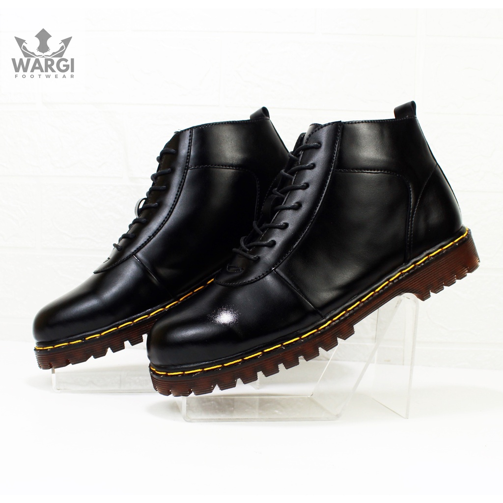 38-43 WARGI WR01 - Sepatu Formal Sepatu Kerja Dokmart Boot Pria Wanita Sepatu Tinggi Dr. Martins