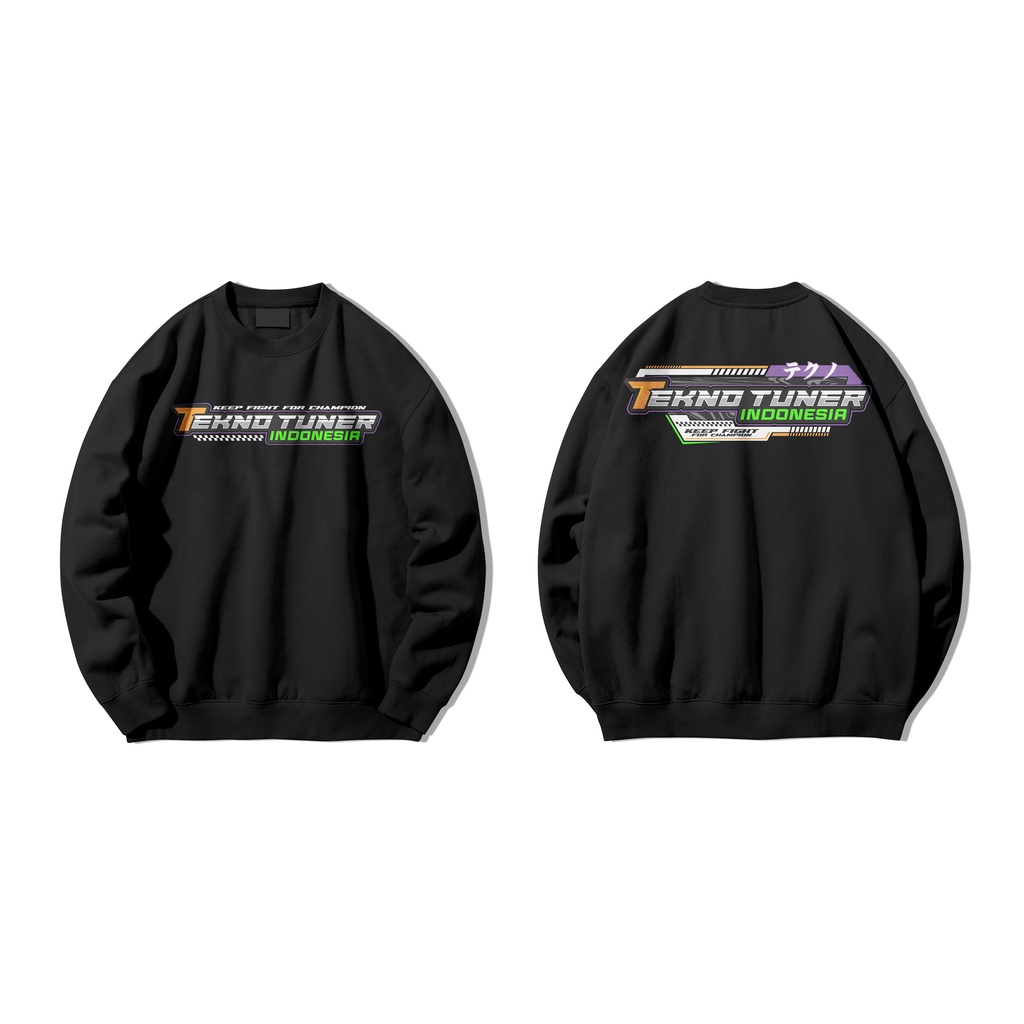 JAKET SWEATER TEKNO TUNER INDONESIA RACING BIG SIZE JUMBO SWEATER RACING TEKNO TUNER