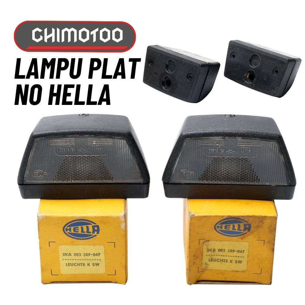 Lampu Plat Nomer Belakang Hella Original Mobil Universal Bmw Mercy Honda Toyota