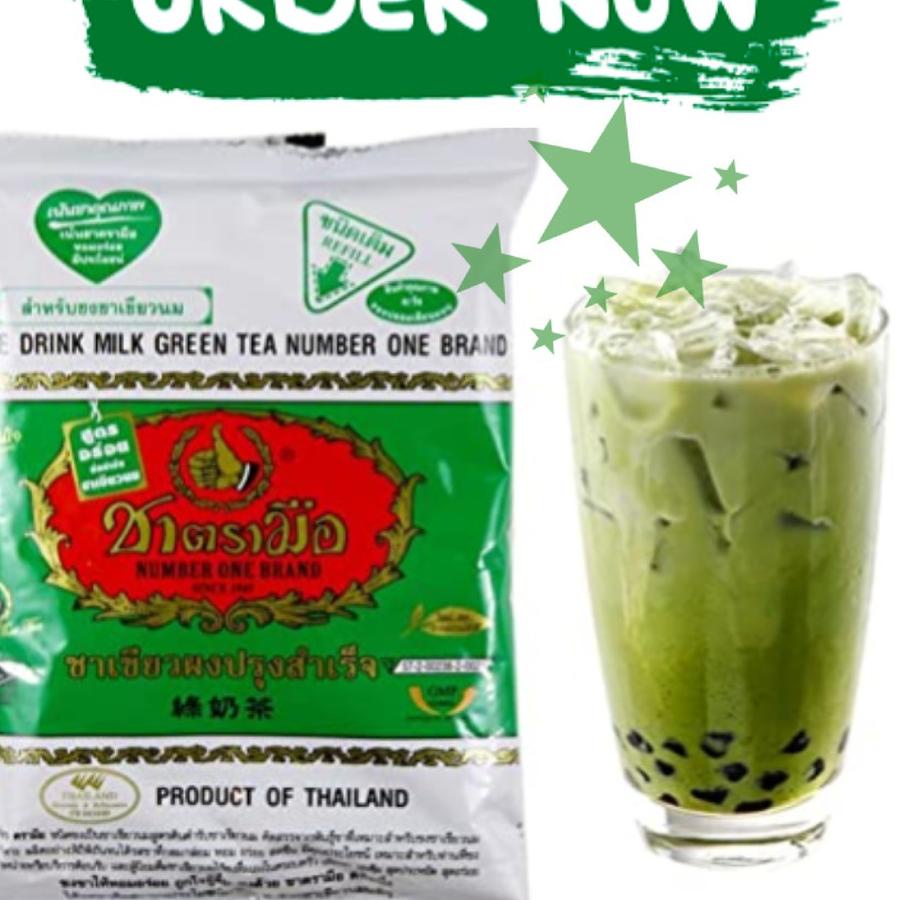 

QC PASS✔️-Thai tea green tea mix cha tra mue Hijau thai tea Thailand 200 gram